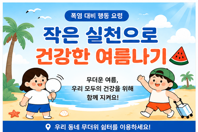 복지관 무더위 쉼터 운영